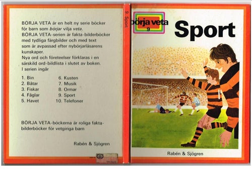 börja veta 9. SPORT - Peter Usborne, Su Swallow, Jennifer Vaughan (1972)