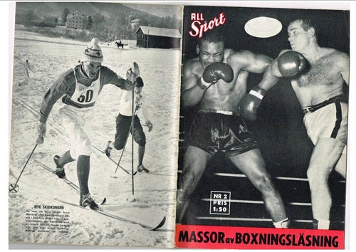 ALL SPORT 1962 Nr 2 Ingo-Bygraves - Assar Rönnlund - 5 sidor Ewy Rosqvist