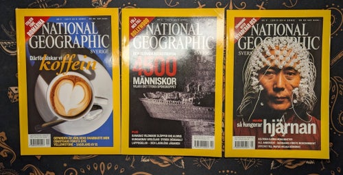 13 st National Geographic från 2004 - 2005