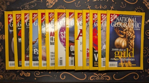 13 st National Geographic från 2004 - 2005