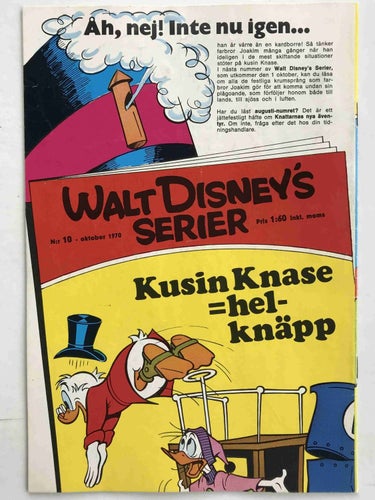 Walt Disney´s Serier - 1970:9 FN