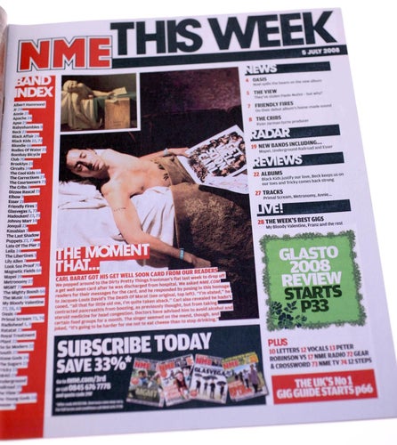NME Magazine-July 5th 2008-Jay-Z/Glastonbury issue-NEW-Weight 184g-FREE postage