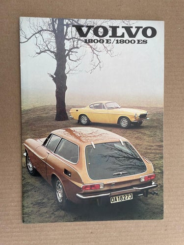 VOLVO Försäljningsbroschyr P1800 E ES / P 1800 E ES / 1800 E ES 1972