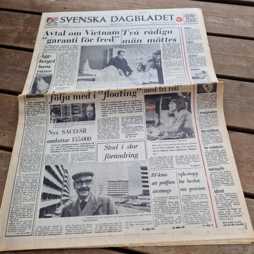 Svenska Dagbladet från 2 mars 1973