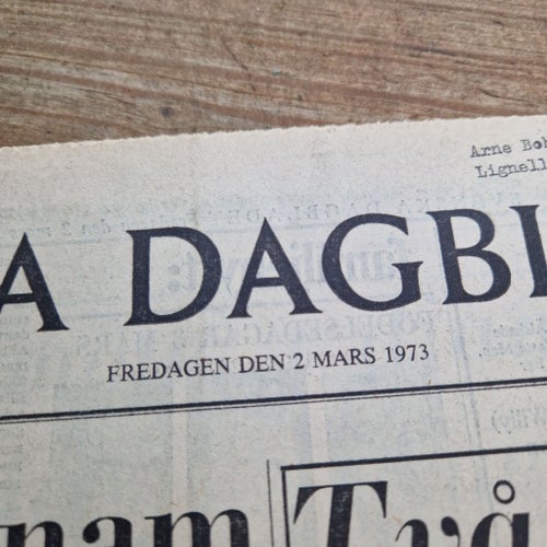 Svenska Dagbladet från 2 mars 1973