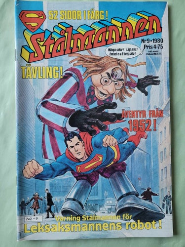 Stålmannen nr 9 från 1980