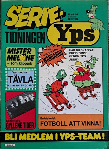 Serietidningen YPS nr 9 : 1982