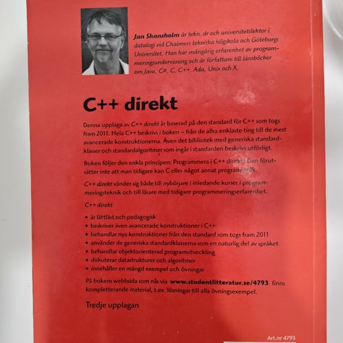 C++ direkt av Jan Skansholm, Tredje upplagan