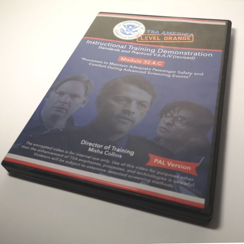 TSA America Level Orange DVD - Misha Collins