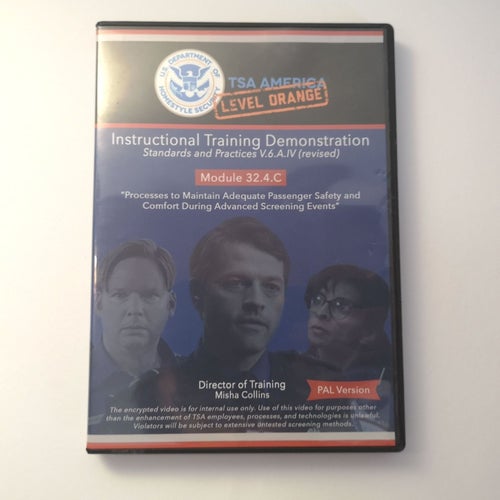 TSA America Level Orange DVD - Misha Collins