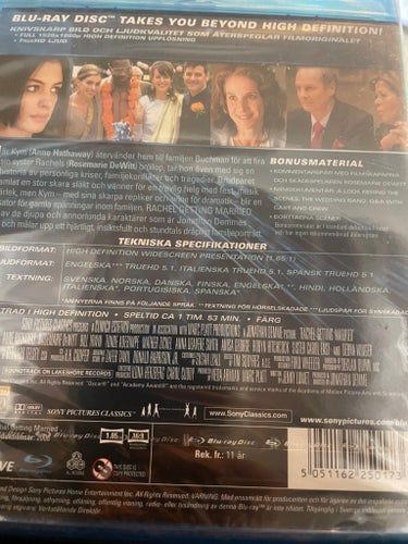 Rachel getting married inplastad blu-ray