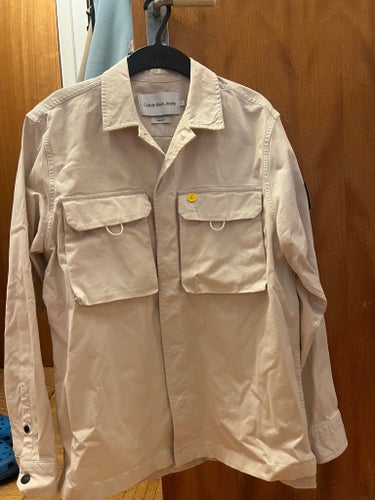 Calvin Klein Jeans beige skjorta, storlek m