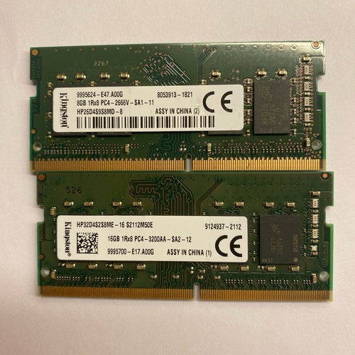 Kingston RAM-minne 8GB och 16GB DDR4