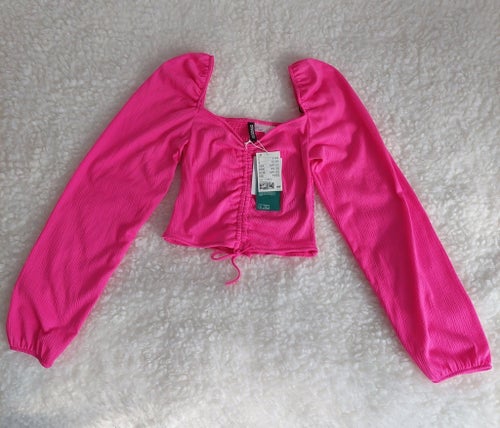 Ny rosa blus, storlek S