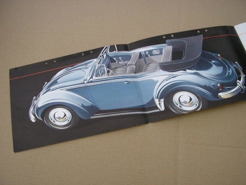 Försäljningsbroschyr VW / Volkswagen Typ 1 Cabriolet