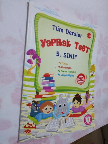 Tum dersler yaprak test 5. sinif bok på turkiska, prover i alla ämnen åk 5. VF+