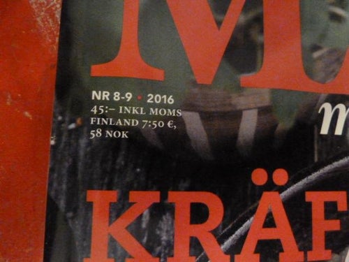 MAT MAGASINET, NR 8-9 - 2016, TIDNING