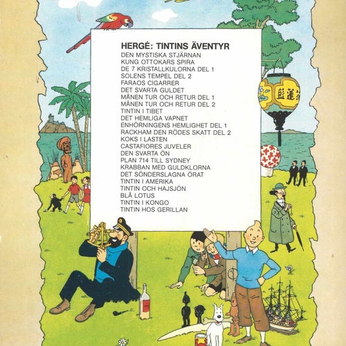 Tintin den Mystiska Stjärnan 1984 skick fn-vf