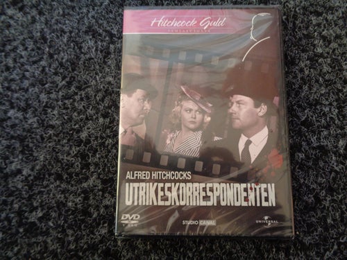 DVD-UTRIKESKORRESPONDENTEN *Av Alfred Hitchcocks* Ny inplastad