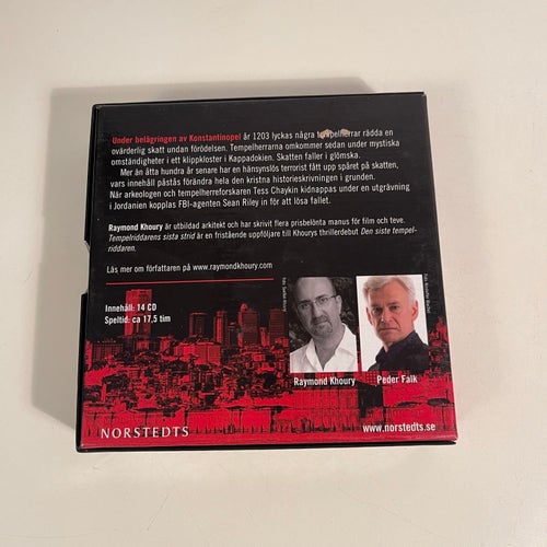 Ljudbok på CD - Raymond Khoury - Tempelriddarens sista Strid.