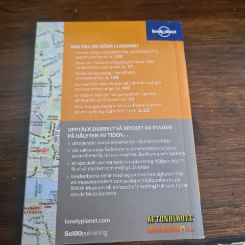 Upptäck London. Lonely Planet från 2009 på svenska
