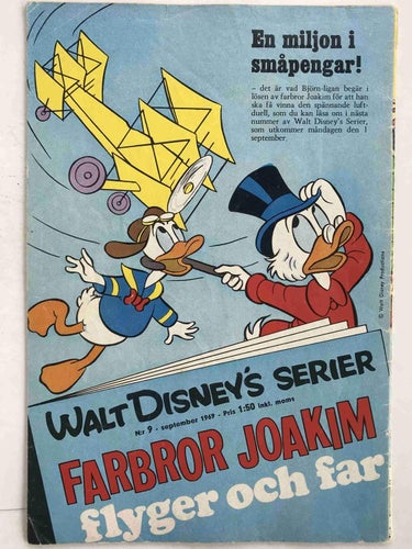 Walt Disney´s Serier - 1969:8 VG