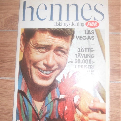 Hennes nr13 1964 Lasse Passgård, Pekka Langer omslag, Cartwrights Bonanza
