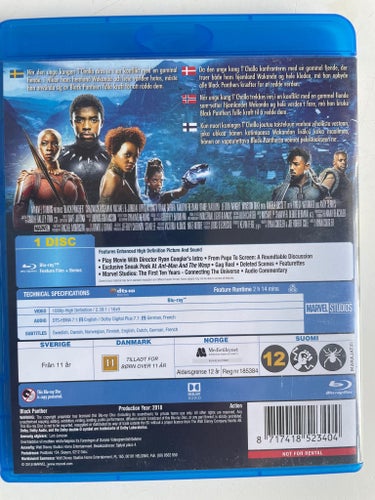 Black Panther Blu-ray