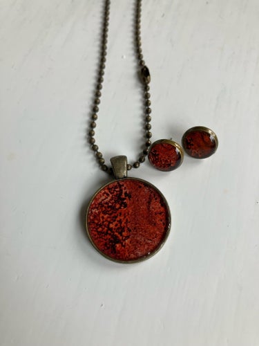 Halsband och örhängen Sandra Leierth design