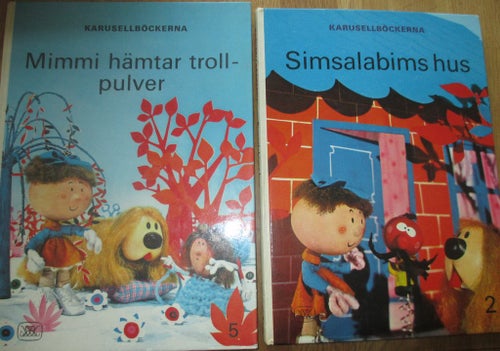 Nostalgi från TV, Karusellböckerna, 2 st, 1967 och 1969