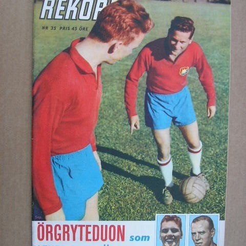 Rekord Rekordmagasinet 1959 Nr. 35 Lagbild: IS Halmia Halms