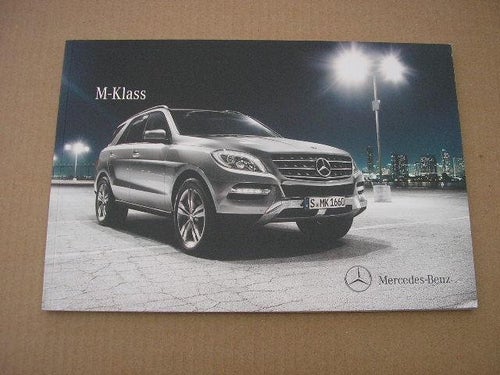 Försäljningsbroschyr MERCEDES M-Klass