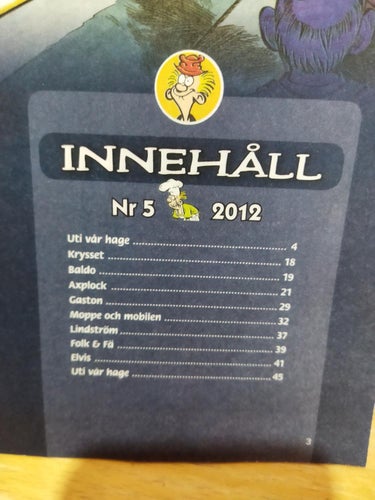 Uti vår hage 2012 nr 5, Very Fine plus