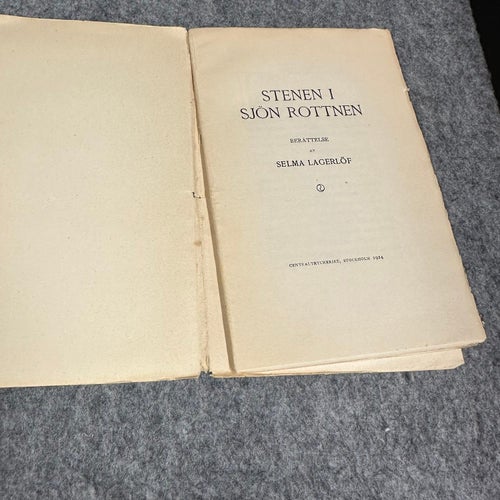 Selma Lagerlöf - Stenen i sjön Rottnen