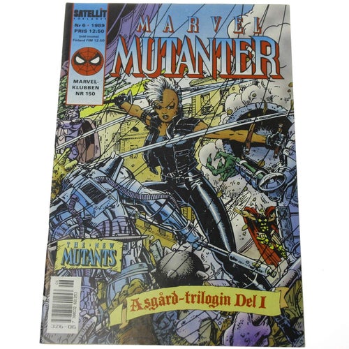 Marvel mutanter - 1989 - NR 6 - Asgård Trilogin Del I