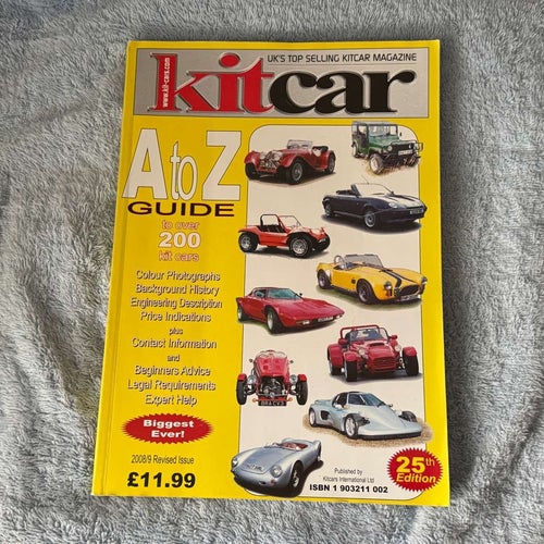 Kit car A-Z 2008-2009 Storbritannien 450 sidor i färg eng text