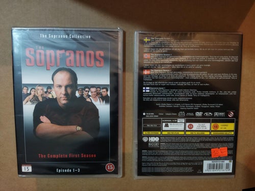 The Sopranos - The First Season, Episode 1-3. DVD, NY, inplastad