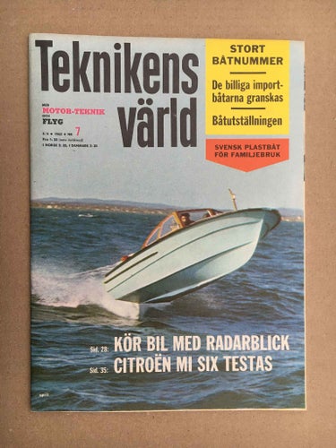 Teknikens Värld 1962 Nr. 7