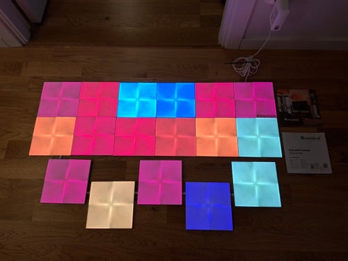 Nanoleaf Canvas Smarta Ljuspaneler - 17 Paneler