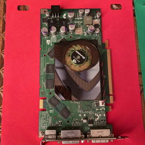 NVIDIA Quadro GPU 256MB PCIe