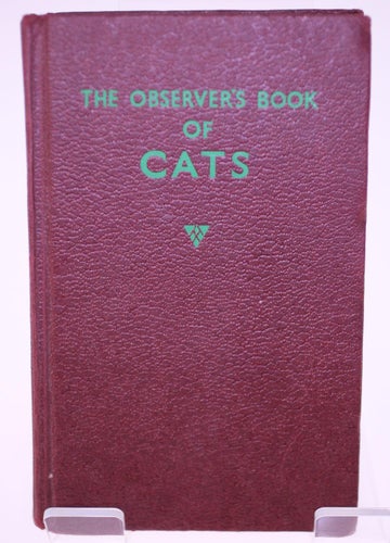 The Observer's Book of Cats by Grace Pond-vintage book in English about breeds