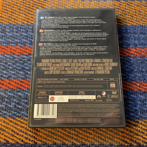 Öar i strömmen / Islands in the Stream | DVD | George C Scott Ernest Hemingway