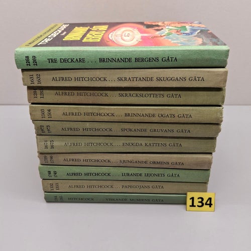 Alfred Hitchcook x10 Bokpaket ungdomsböcker - Se bilder för titlar