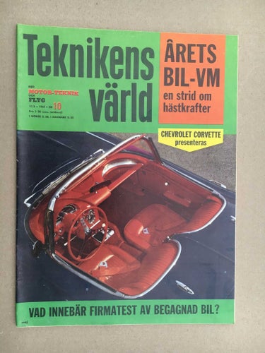 Teknikens Värld 1962 Nr. 10