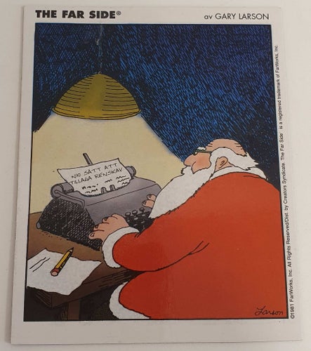 Larson / magnet / Gary Larson - The Far Side / toppskick