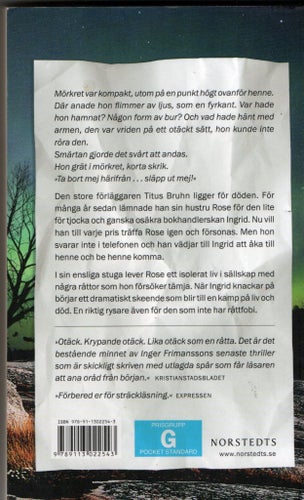 Rättfångerskan av Inger Frimansson, Pocket 2010