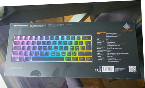 Deltaco Gaming DK475 60% (Obruten)
