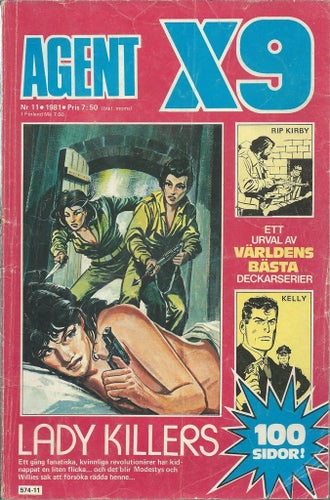 AGENT X9 - MODESTY BLAISE- NR 11 1981