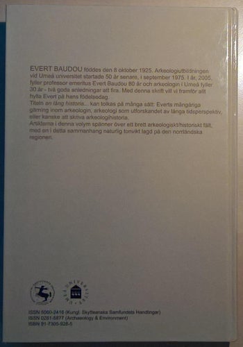 en lång historia...festskrift till Evert Baudou på 80-årsdagen