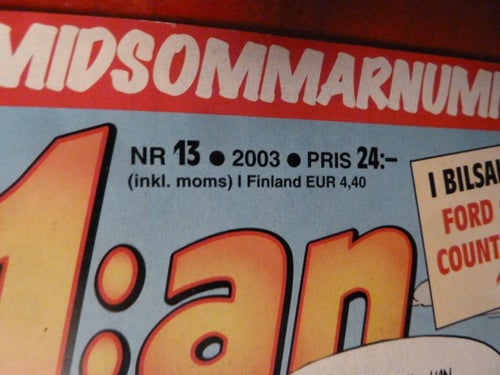 91:AN, NR 13-2003, TIDNING